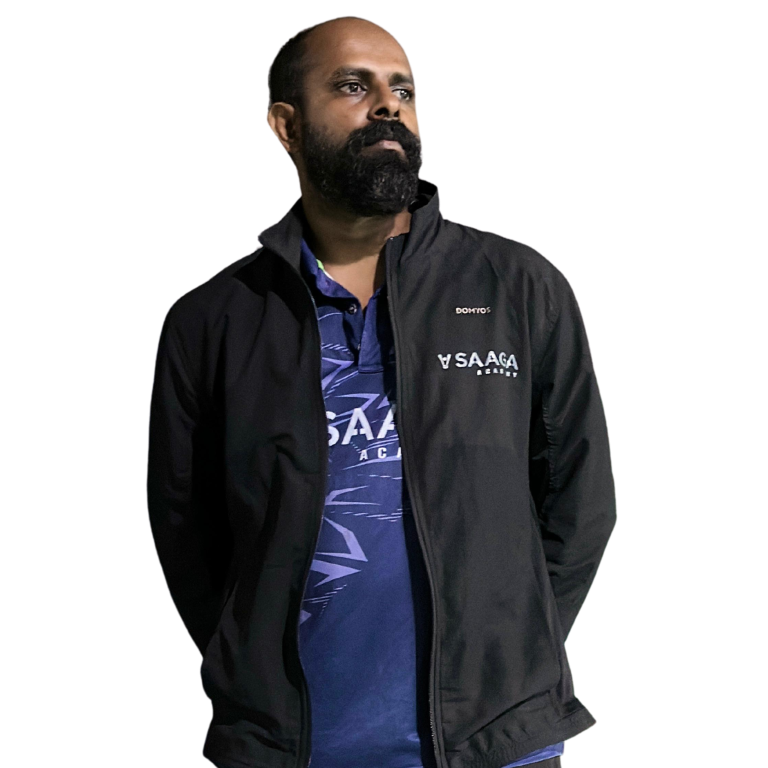 Raghav Krishna, Saaga Badminton Academy coaching team